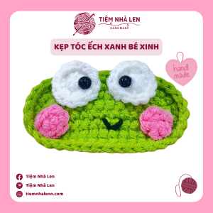 kẹp tóc ếch xanh