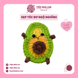 Kẹp Tóc Len Bơ Ngộ Nghĩnh