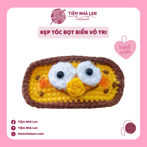 Kẹp Tóc Bọt Biển Vô Tri