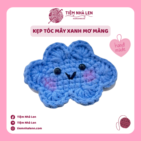 kẹp bằng len thủ công
