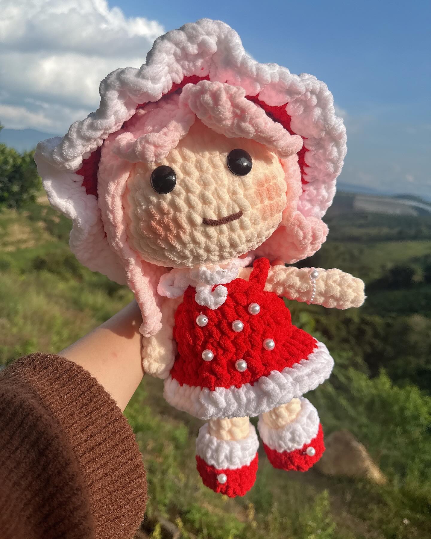 búp bê len handmade