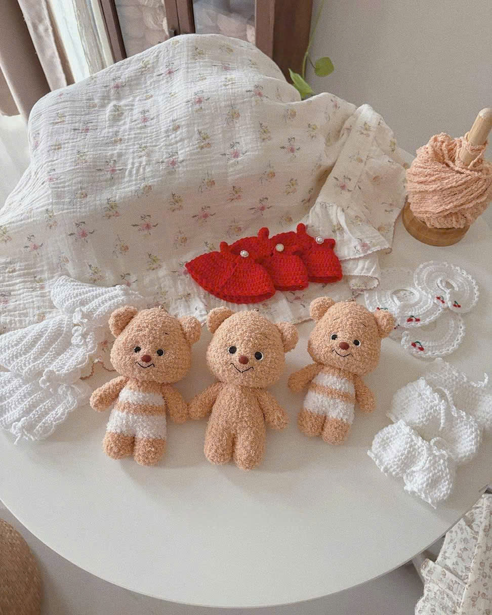 gấu butterbear cute len